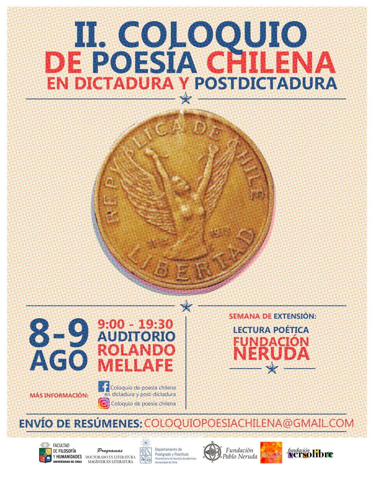 Fundación Versolibre participa en el II Coloquio de Poesía Chilena en Dictadura y Postdictadura